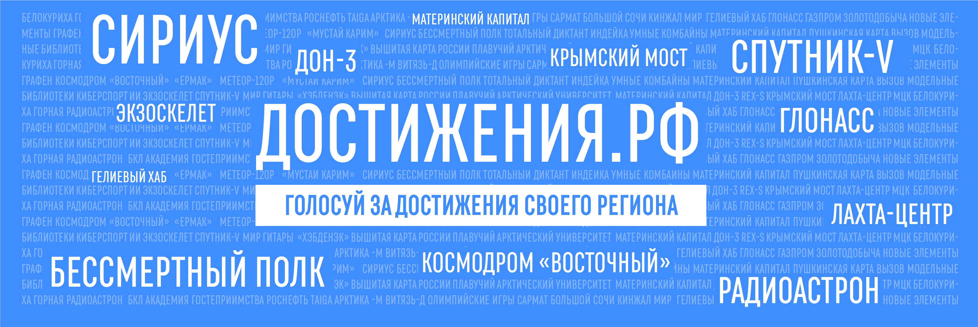 Достижения.рф. Голосуй за достижения своего региона